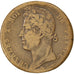 FRENCH COLONIES, 10 Centimes, 1829, Paris, KM #11.1, F(12-15), Bronze, 20.58