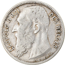 Moneta, Belgio, Franc, 1904, MB+, Argento, KM:56.1