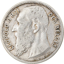 Monnaie, Belgique, Franc, 1904, TB+, Argent, KM:56.1