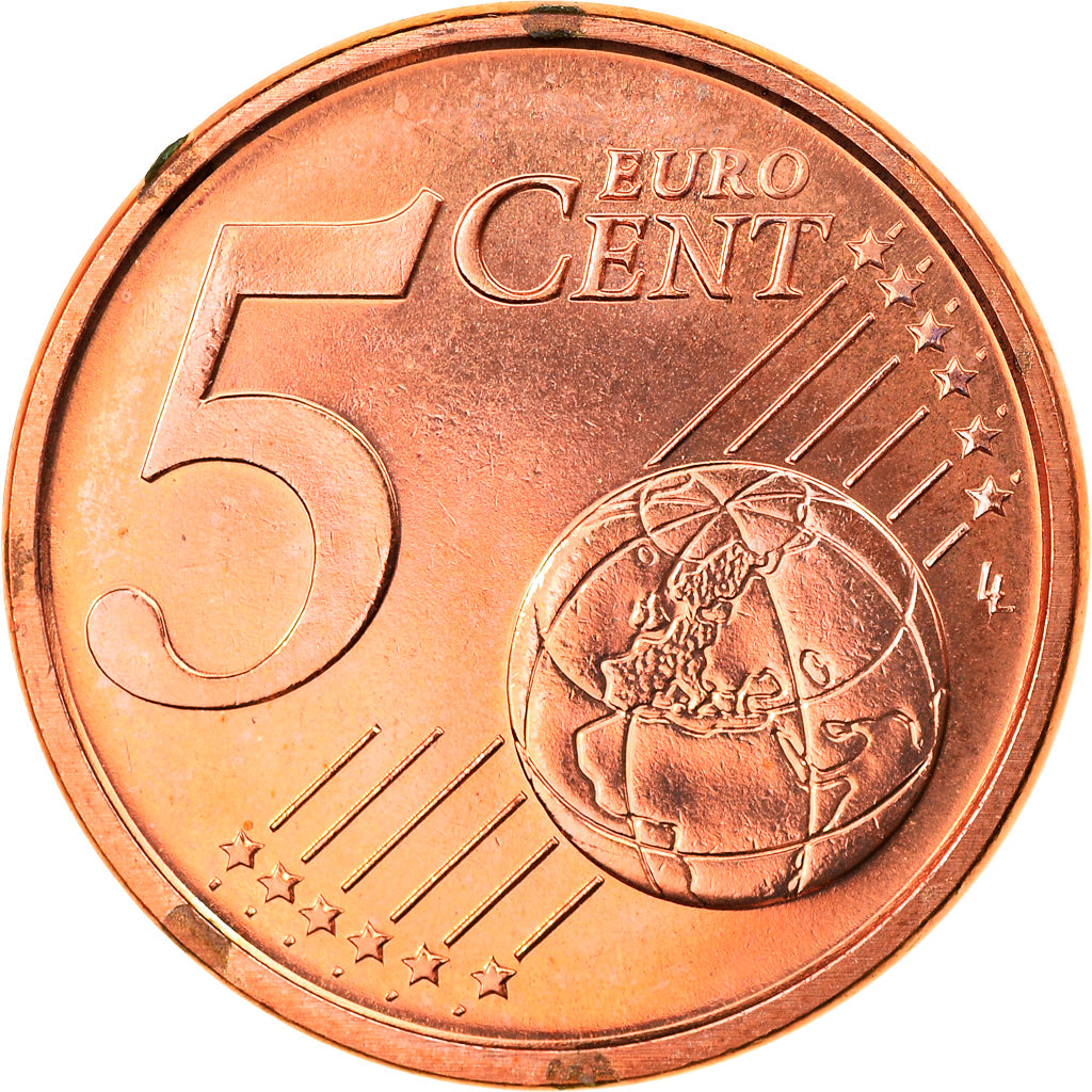 San Marino, 5 Euro Cent, 2009, Rome, SPL, Acciaio placcato rame, KM:442