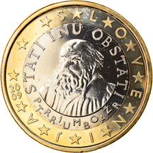 Slovenia, Euro, 2009, MS(63), Bi-Metallic, KM:74