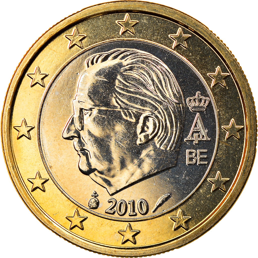 Belgium, Euro, 2010, Brussels, MS(63), Bi-Metallic, KM:280