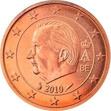 Belgium, 2 Euro Cent, 2010, MS(63), Copper Plated Steel, KM:275