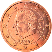 Belgium, Euro Cent, 2010, Brussels, MS(63), Copper Plated Steel, KM:274