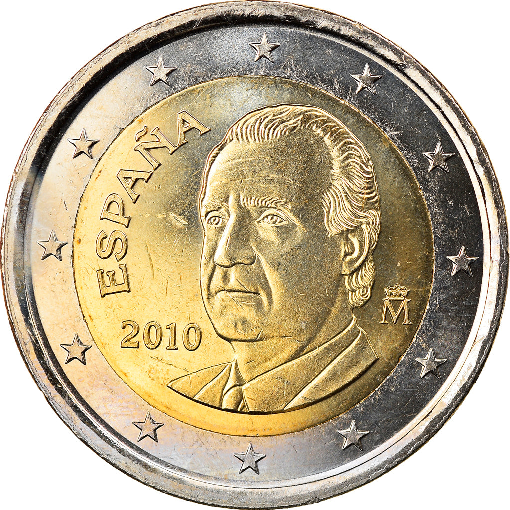 Spain, 2 Euro, 2010, Madrid, MS(63), Bi-Metallic, KM:1151