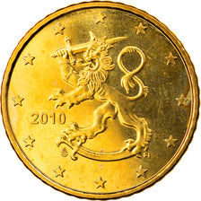 Finnland, 50 Euro Cent, 2010, Vantaa, UNZ, Messing, KM:128