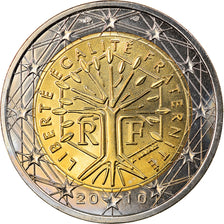 France, 2 Euro, 2010, Paris, BU, MS(65-70), Bi-Metallic, Gadoury:8a., KM:1414