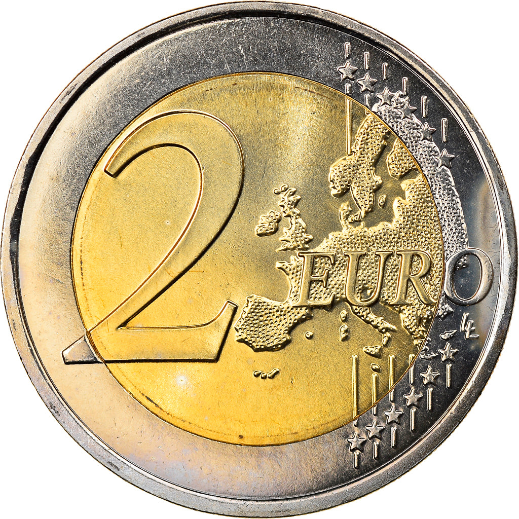 France, 2 Euro, 2010, Paris, BU, MS(65-70), Bi-Metallic, Gadoury:8a., KM:1414