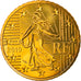 France, 50 Euro Cent, 2010, Paris, BU, MS(65-70), Brass, Gadoury:6a., KM:1412