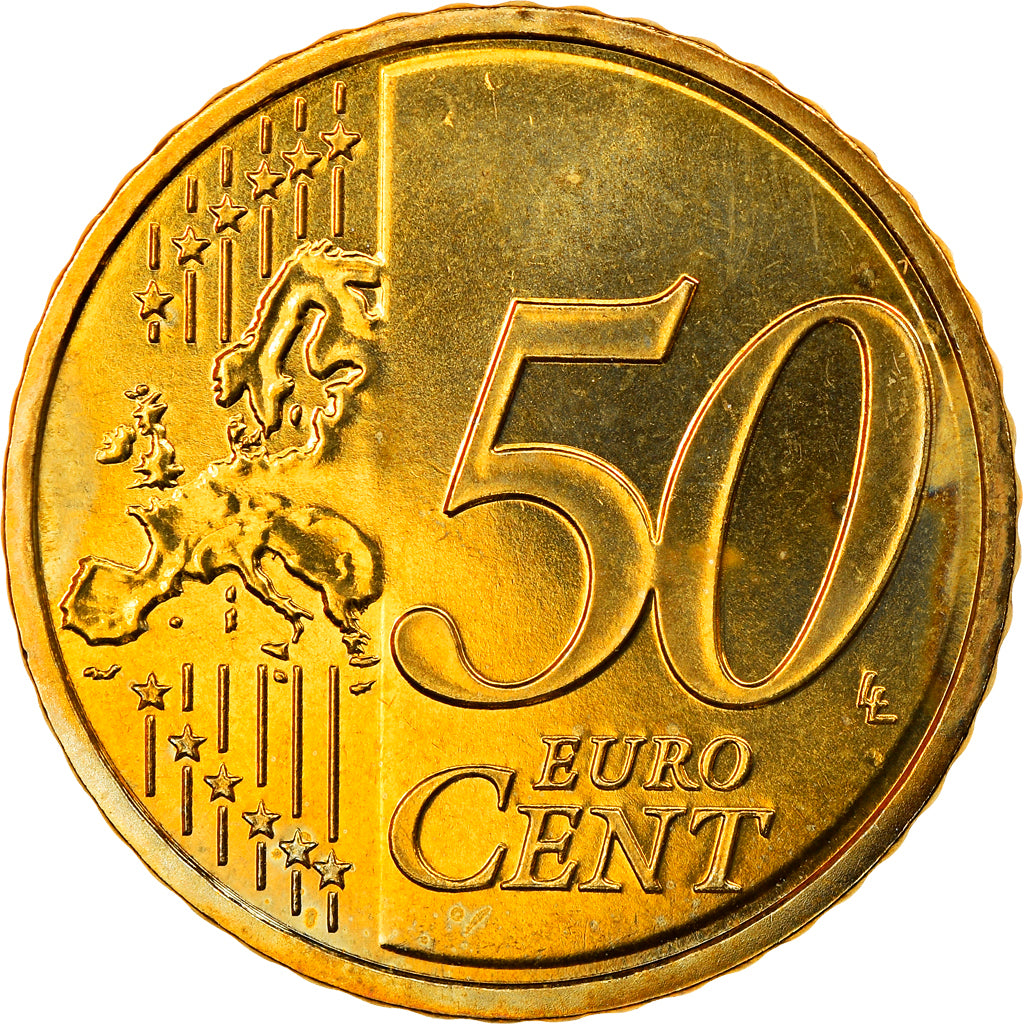 France, 50 Euro Cent, 2010, Paris, BU, MS(65-70), Brass, Gadoury:6a., KM:1412