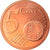 France, 5 Euro Cent, 2010, Paris, FDC, Copper Plated Steel, Gadoury:3, KM:1284