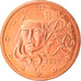 Francja, 2 Euro Cent, 2010, Paris, MS(63), Miedź platerowana stalą, Gadoury:2