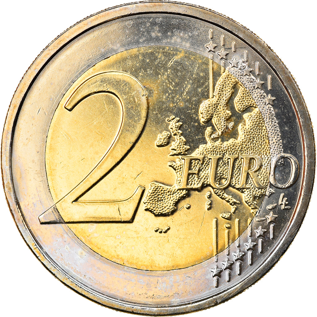 IRELAND REPUBLIC, 2 Euro, 2010, MS(63), Bi-Metallic, KM:51