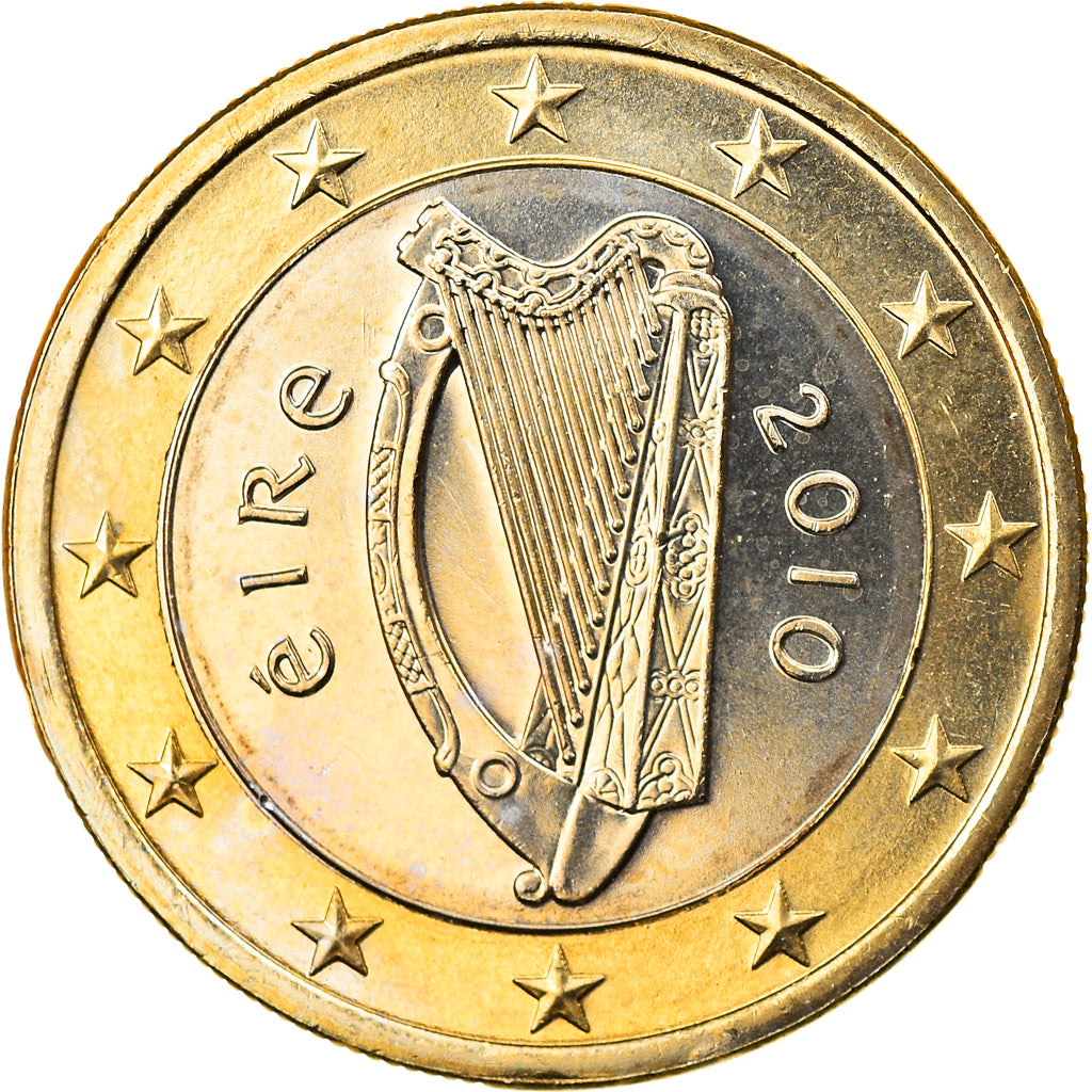 IRELAND REPUBLIC, Euro, 2010, Sandyford, MS(63), Bi-Metallic, KM:50