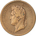 FRENCH COLONIES, 5 Centimes, 1839, Paris, KM #12, VF(20-25), Bronze, 9.94
