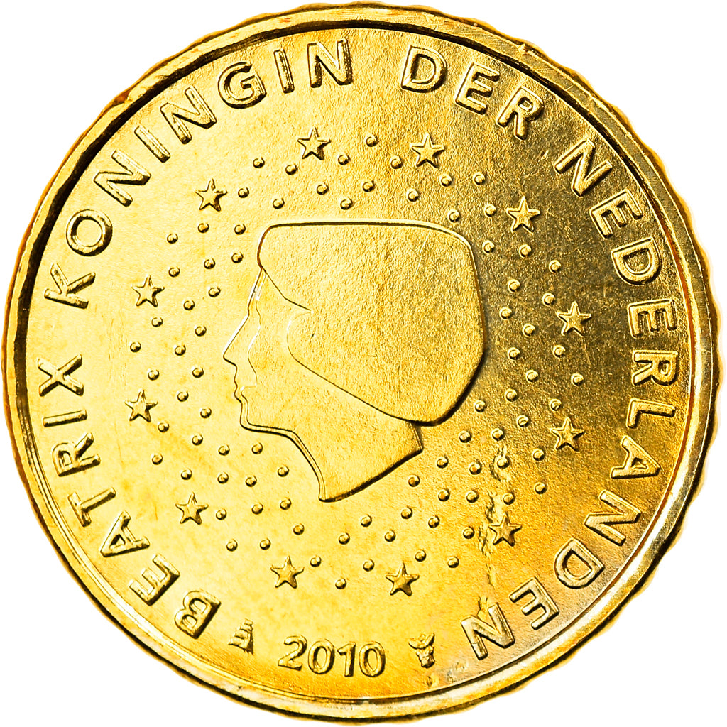 Nederland, 10 Euro Cent, 2010, Utrecht, UNC-, Tin, KM:268