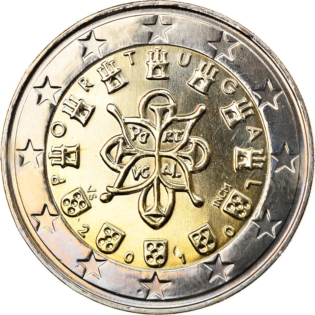 Portugal, 2 Euro, 2010, Lisbon, MS(63), Bi-Metallic, KM:767