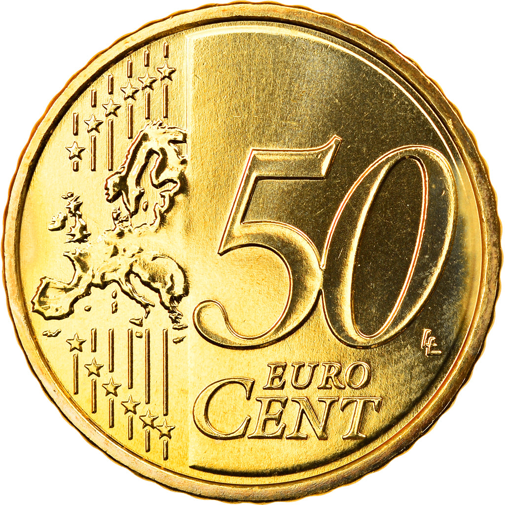 Portugal, 50 Euro Cent, 2010, Lisbon, MS(63), Brass, KM:765