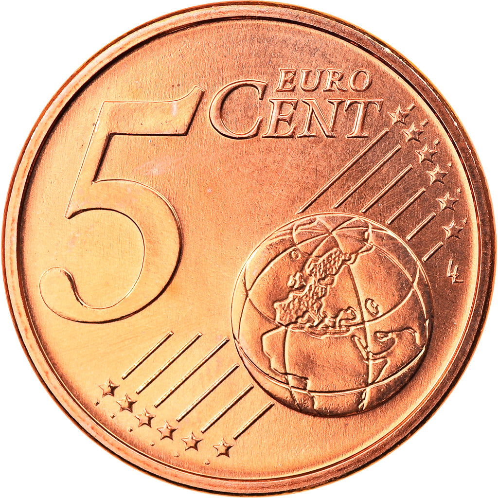 Portugal, 5 Euro Cent, 2010, Lisbon, MS(63), Copper Plated Steel, KM:742