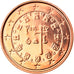 Portugal, Euro Cent, 2010, Lisbon, UNZ, Copper Plated Steel, KM:740