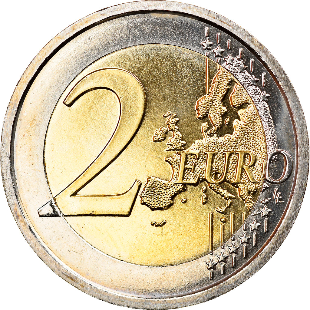 San Marino, 2 Euro, 2010, Rome, MS(63), Bi-Metallic, KM:486