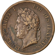 Monnaie, Colonies françaises, Louis - Philippe, 5 Centimes, 1844, Paris, TTB