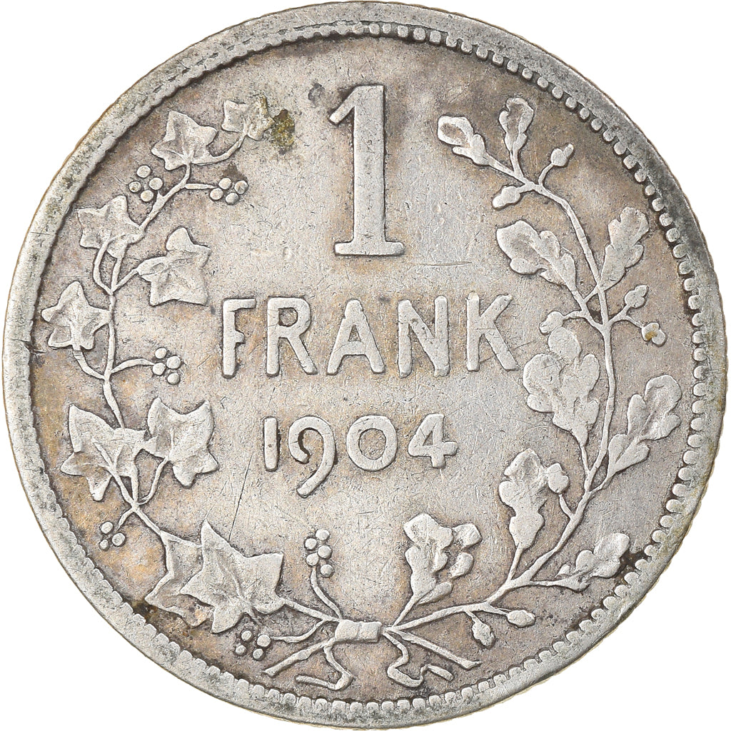 Coin, Belgium, Franc, 1904, VF(30-35), Silver, KM:57.1