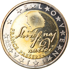 Slovenia, 2 Euro, 2010, Vantaa, MS(63), Bi-Metallic, KM:75