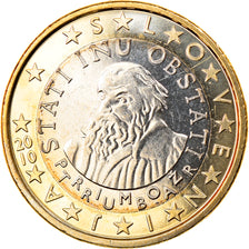 Slovenia, Euro, 2010, MS(63), Bi-Metallic, KM:74