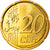 Slovenia, 20 Euro Cent, 2010, MS(63), Brass, KM:72