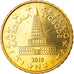Slovénie, 10 Euro Cent, 2010, SPL, Laiton, KM:71