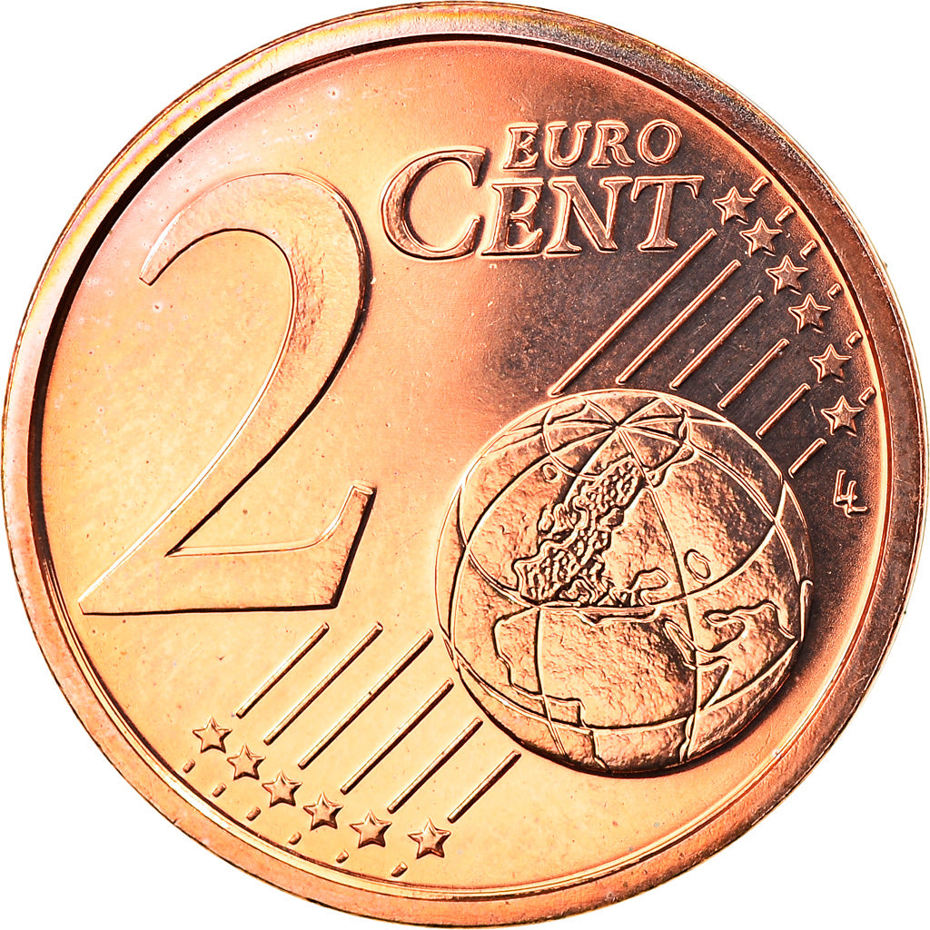 ALEMANHA - REPÚBLICA FEDERAL, 2 Euro Cent, 2009, Munich, MS(63), Aço Cromado a