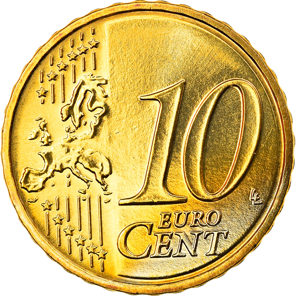 GERMANIA - REPUBBLICA FEDERALE, 10 Euro Cent, 2009, Stuttgart, SPL, Ottone