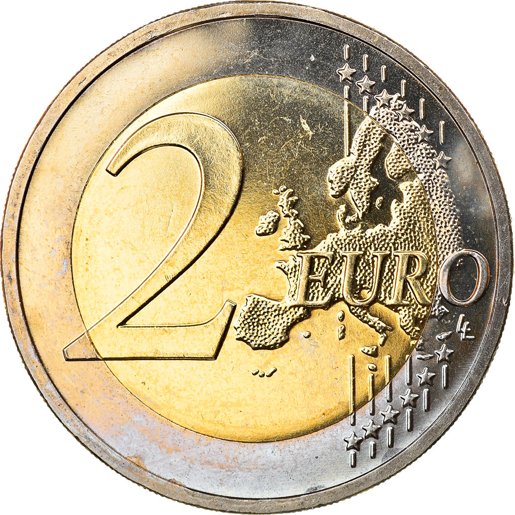 Germania, 2 Euro, EMU, 2009, Karlsruhe, SPL, Bi-metallico, KM:277