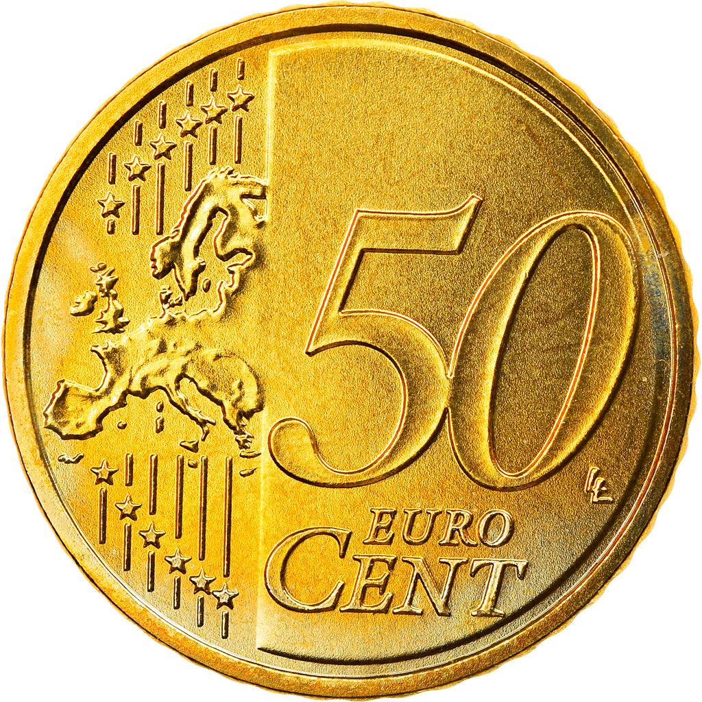 GERMANY - FEDERAL REPUBLIC, 50 Euro Cent, 2009, Hambourg, MS(63), Brass, KM:256