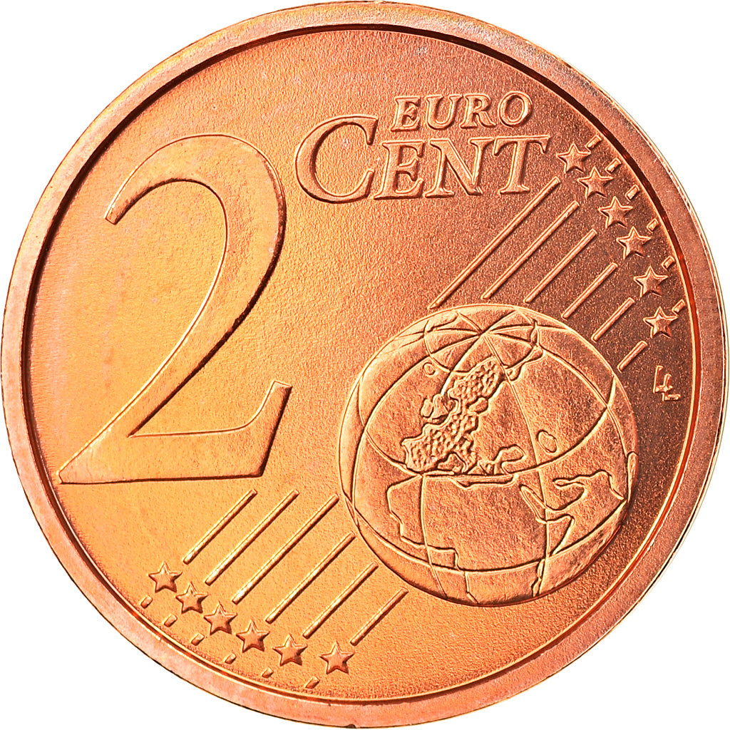 ALEMANHA - REPÚBLICA FEDERAL, 2 Euro Cent, 2009, Hambourg, MS(63), Aço Cromado