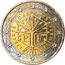 France, 2 Euro, 2009, Paris, BU, MS(65-70), Bi-Metallic, Gadoury:8a., KM:1414