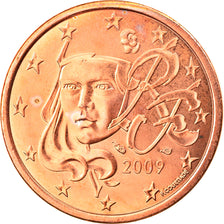 France, 5 Euro Cent, 2009, Paris, MS(63), Copper Plated Steel, Gadoury:3