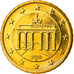 GERMANY - FEDERAL REPUBLIC, 10 Euro Cent, 2010, Munich, MS(63), Brass, KM:254