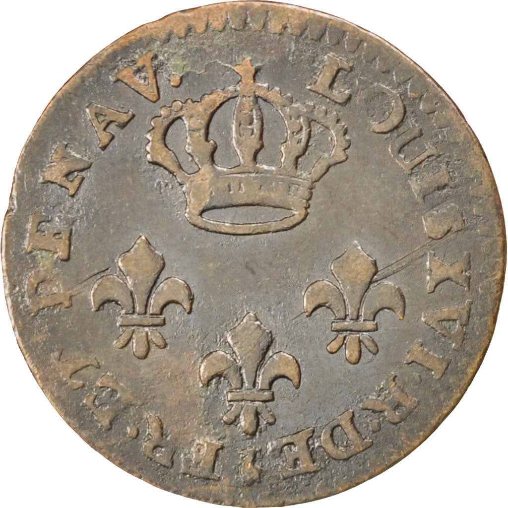 Guinea francese, 2 Sous, 1789, Paris, MB, Biglione, KM:1