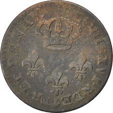 FRENCH GUIANA, 2 Sous, 1789, Paris, KM #1, VF(30-35), Billon, 23, 1.84