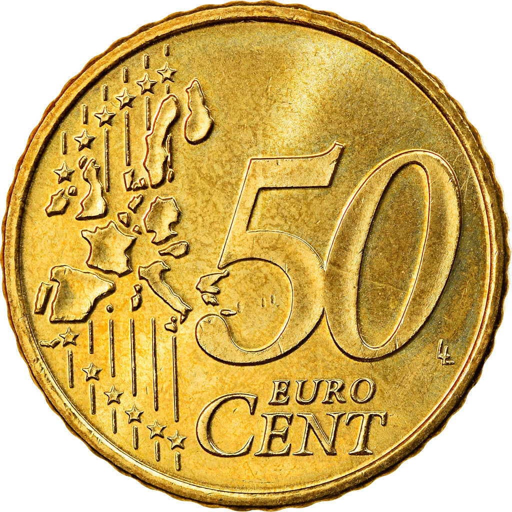 Autriche, 50 Euro Cent, 2002, SPL, Laiton, KM:3087