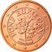 Austria, 5 Euro Cent, 2002, Vienna, MS(63), Copper Plated Steel, KM:3084