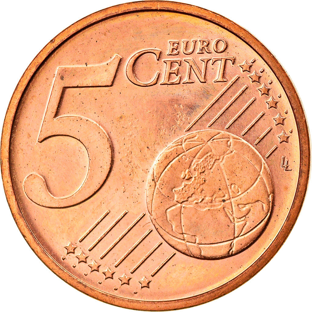 Austria, 5 Euro Cent, 2002, Vienna, MS(63), Copper Plated Steel, KM:3084