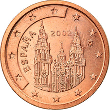 Spanien, 2 Euro Cent, 2002, Madrid, SS+, Copper Plated Steel, KM:1041