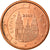 Spanien, Euro Cent, 2002, SS+, Copper Plated Steel, KM:1040