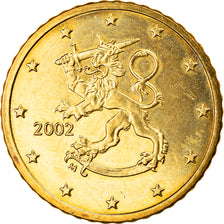 Finland, 50 Euro Cent, 2002, Vantaa, MS(63), Brass, KM:103