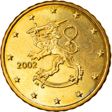Finnland, 10 Euro Cent, 2002, Vantaa, UNZ, Messing, KM:101