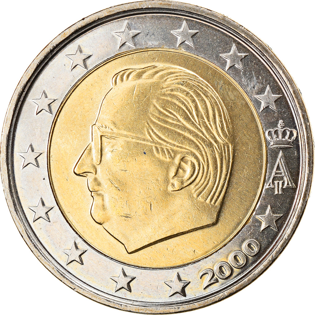 Belgien, 2 Euro, 2000, Brussels, UNZ, Bi-Metallic, KM:231