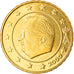 Belgium, 10 Euro Cent, 2000, Brussels, MS(63), Brass, KM:227